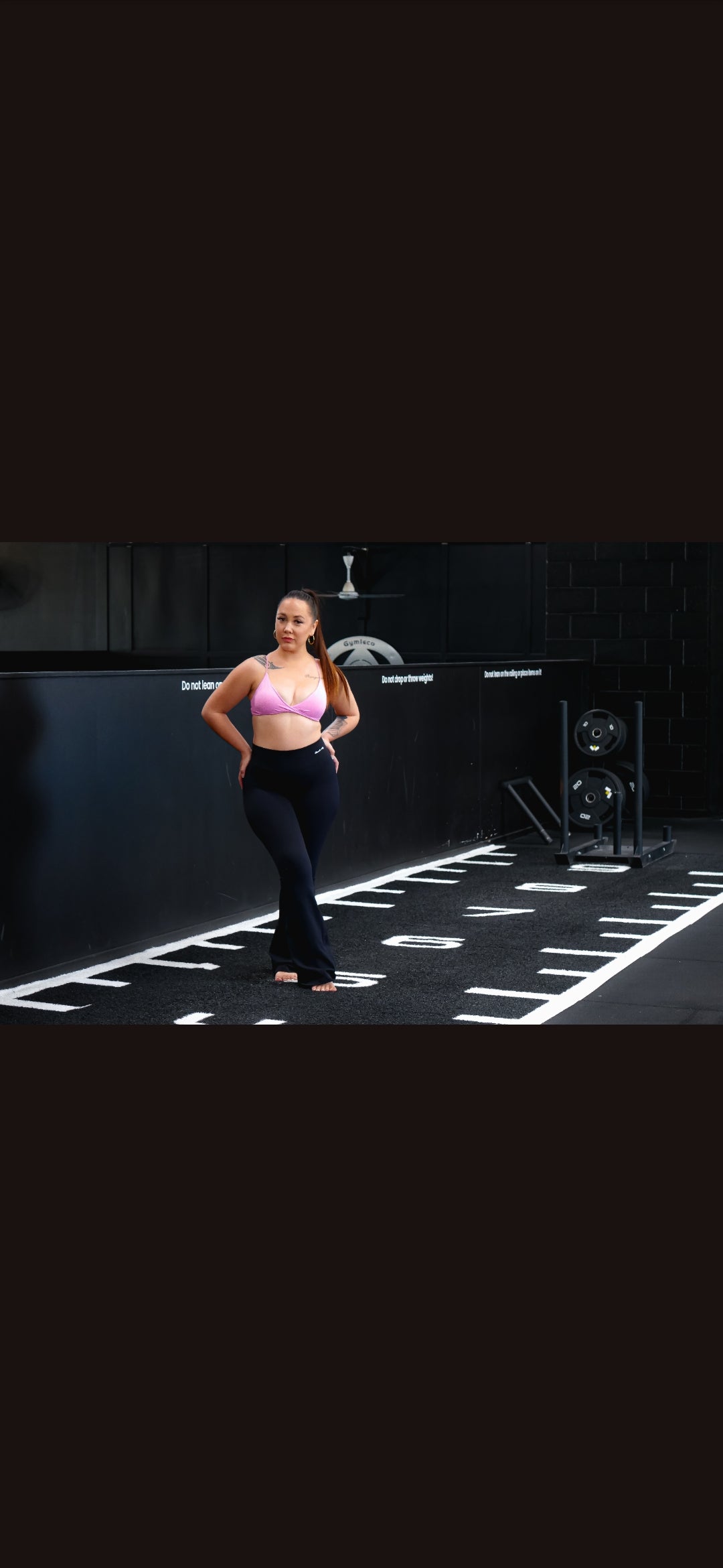 Flare sculpt pants